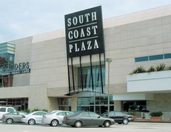 South Coast Plaza Mall California