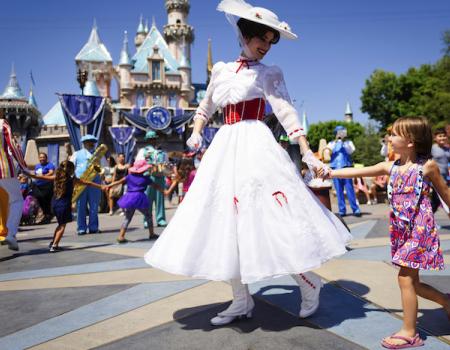 Mary Poppins at Disneyland California