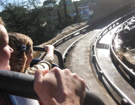 Rollercoaster at Disneyland California