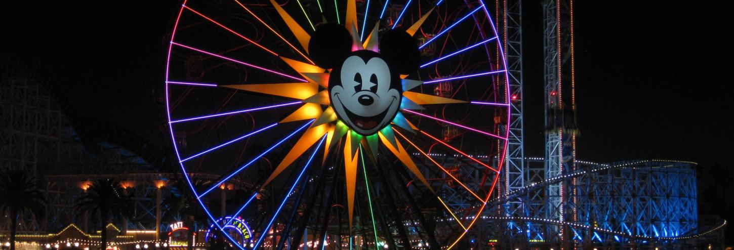 Mickey Mouse Ferris Wheel Disneyland California