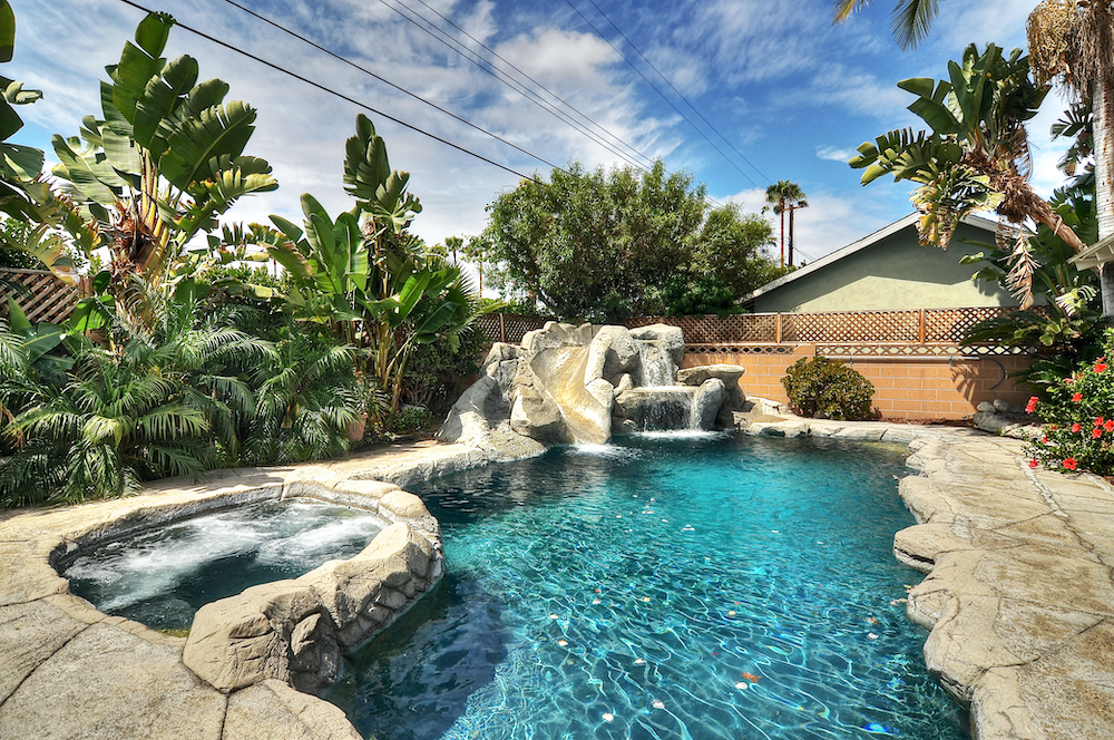 large vacation home with private pool in anaheim